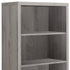 11.75" x 23.75" x 47.5" Cappuccino Particle Board Adjustable Shelves Bookshelf